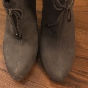 Banana Republic Grey Suede booties (size 8.5)
